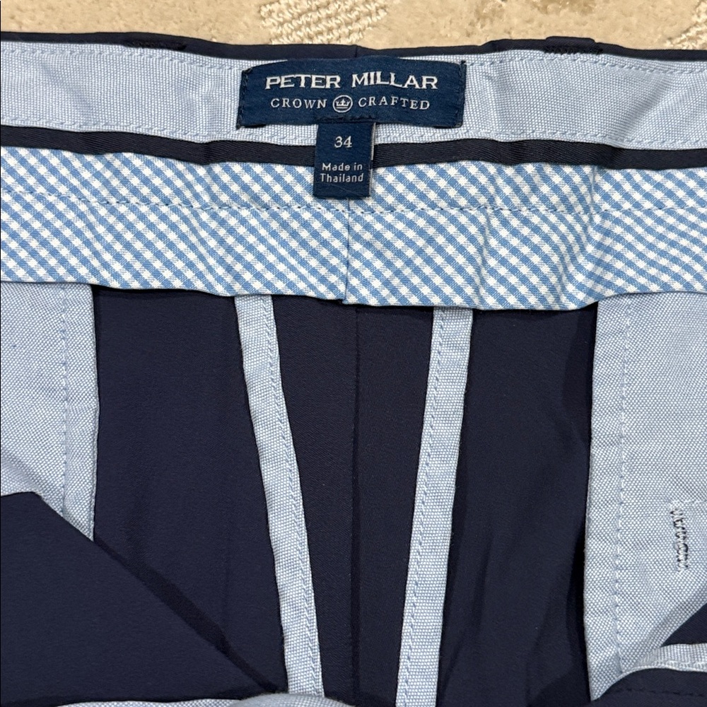 Peter Millar Crown Crafted navy golf shorts- Men’s 34 - Picture 2 of 4